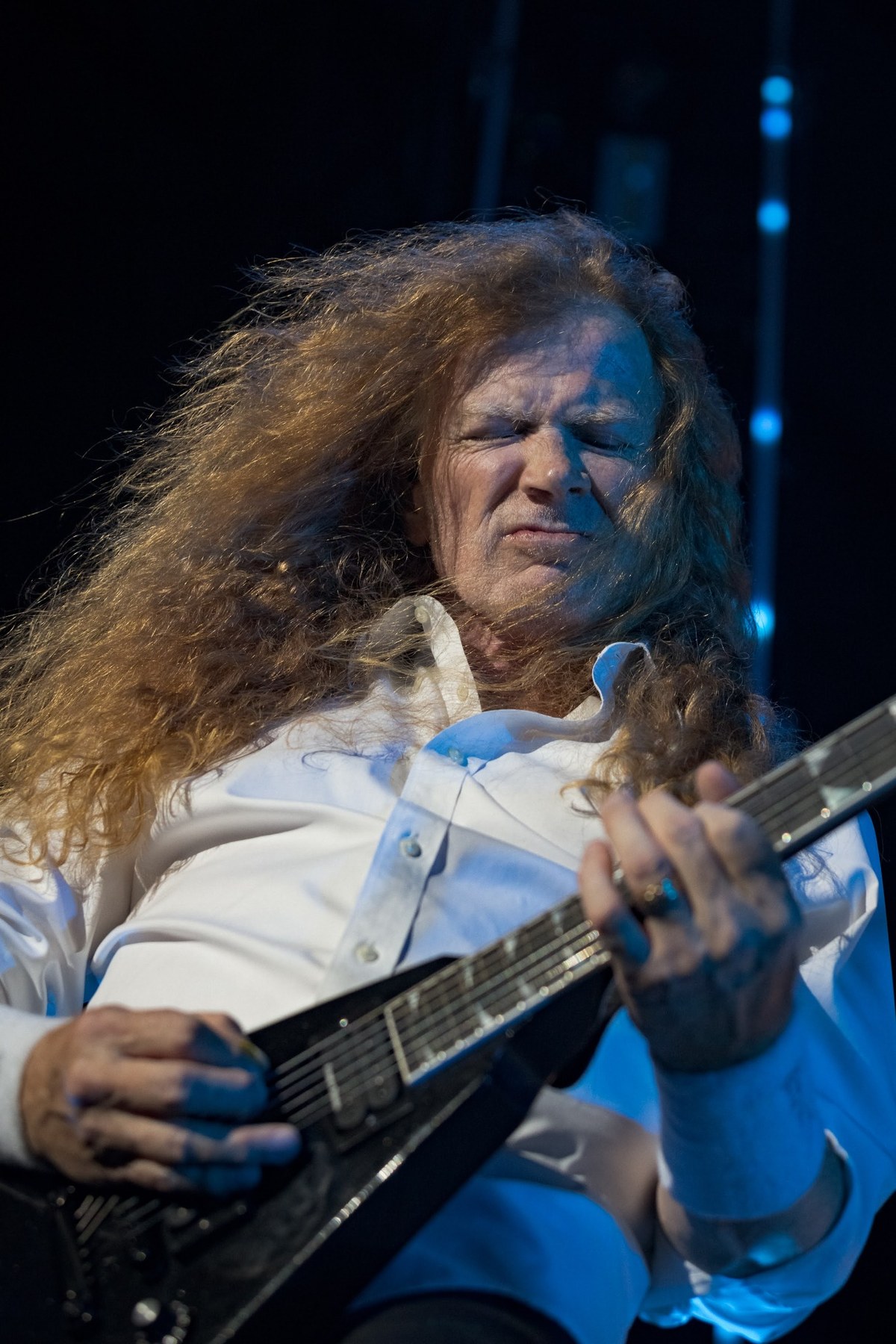Megadeth guitarist performing at Jones Beach