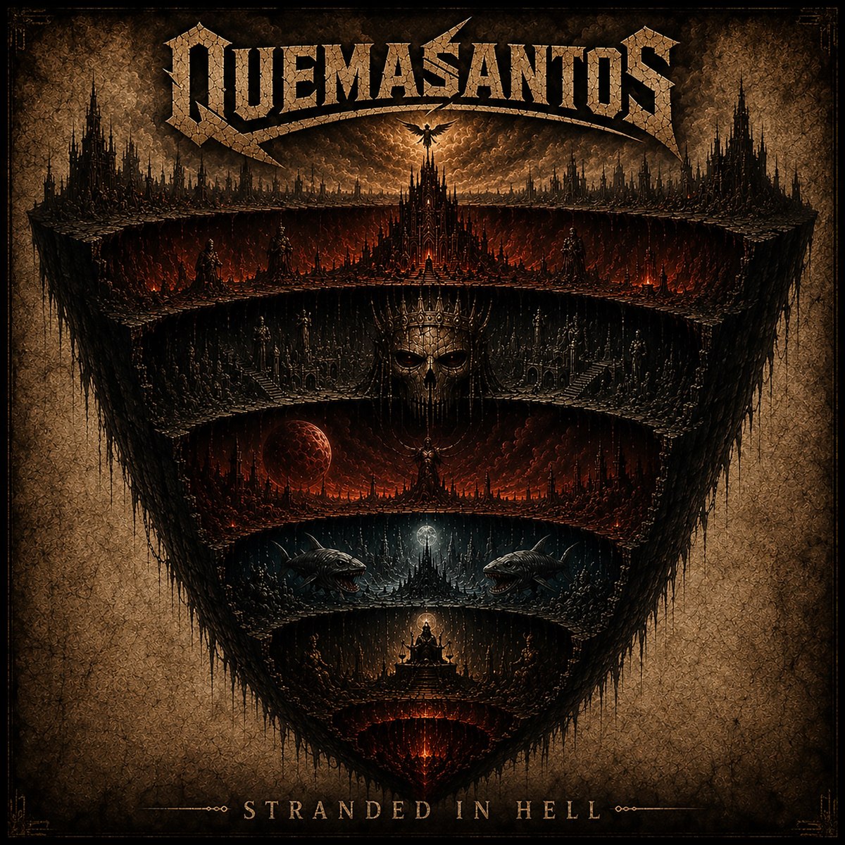 Quemasantos — Stranded in Hell album cover